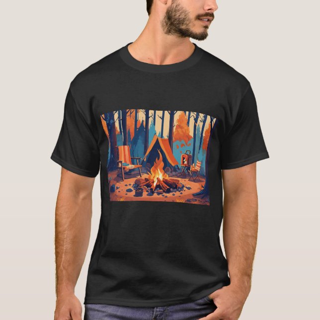 Campfire Culinary Master T Shirt (Framsida)