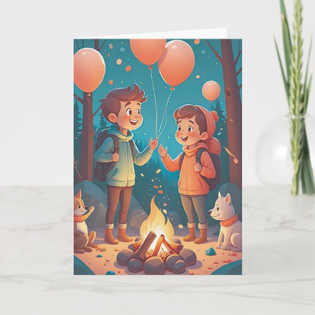 Campfire Daydreams Kort (Framsida)