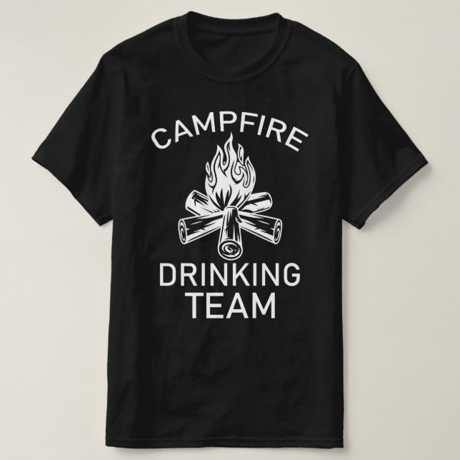 Campfire-drickslag T Shirt (Design framsida)