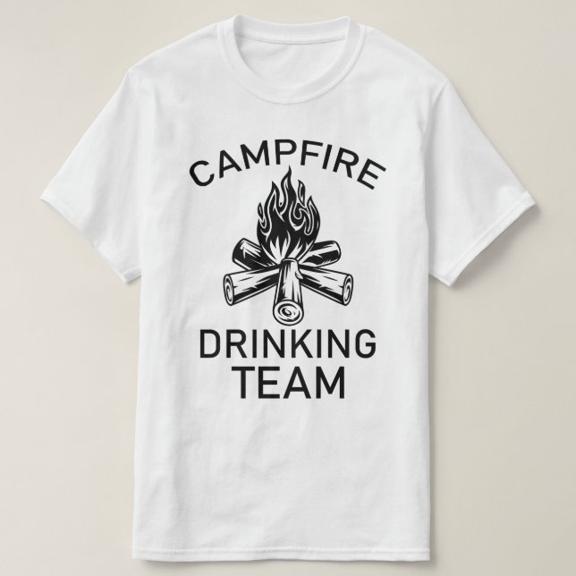 Campfire-drickslag T Shirt (Design framsida)