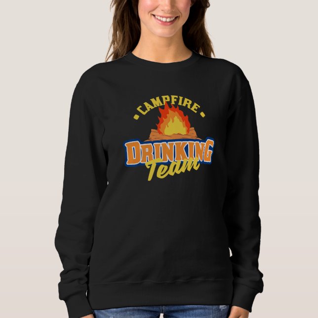 Campfire Drinking Team T Shirt (Framsida)