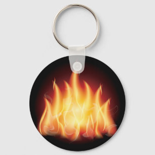 Campfire Flame Fire Nyckelring