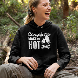 Campfire gör mig till Hett T Shirt