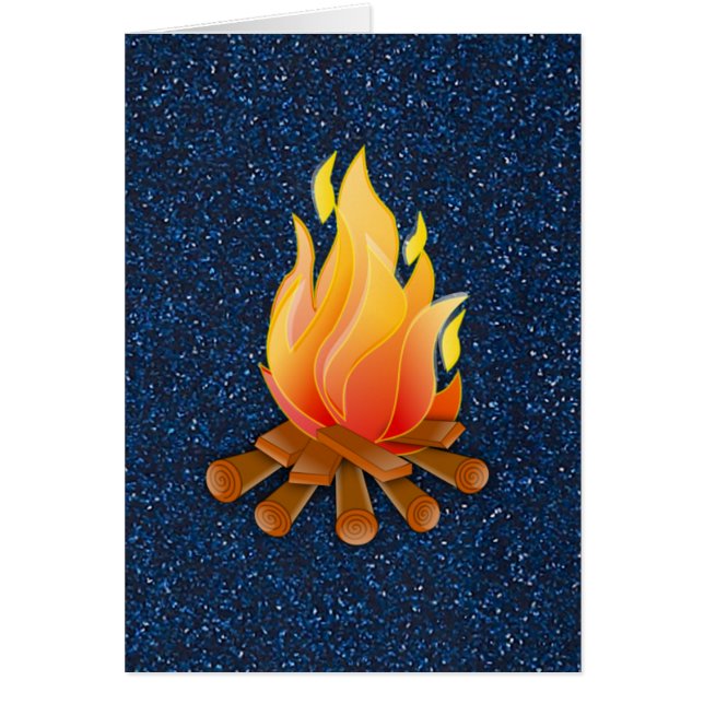 CAMPFIRE HÄLSNINGSKORT (Framsidan)