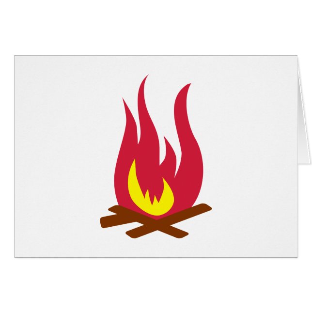 Campfire Hälsningskort (Framsidan Horizontal)