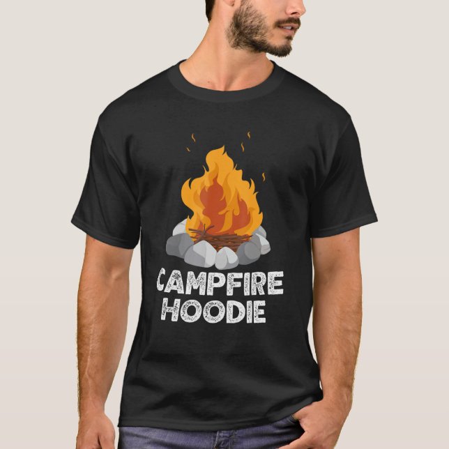 Campfire Hoodie T Shirt (Framsida)