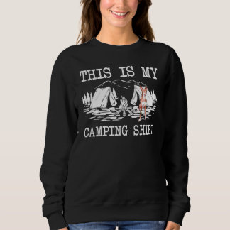 Campfire Ibizan Hound Hund Detta är min kampanj T Shirt
