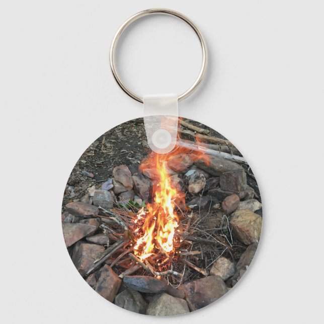 Campfire Keychain Nyckelring (Framsida)
