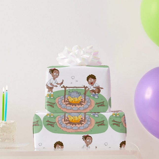 Campfire Kids Presentpapper (Skapare uppladdad)