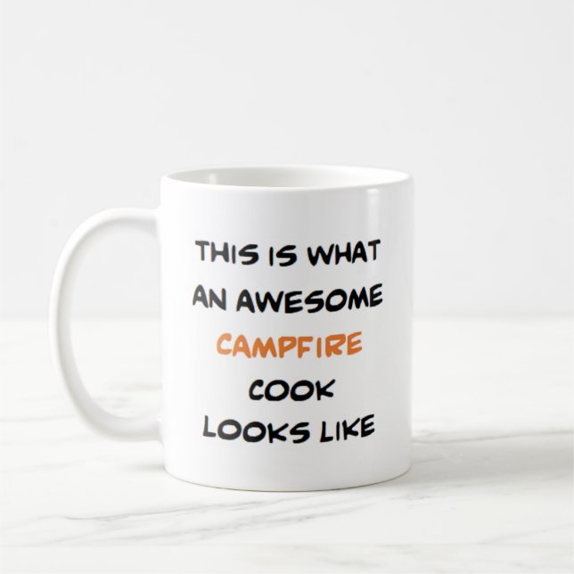 Campfire-kock, fantastisk kaffemugg (Vänster)
