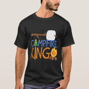 Campfire Kung Camping Shirt Camp SMores Bonfire Da T