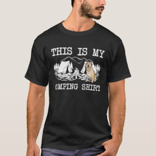 Campfire Labrador Retriever Hund Det här är min ka T Shirt