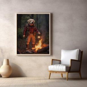 Campfire, Lantern, ledare för Tassar Poster