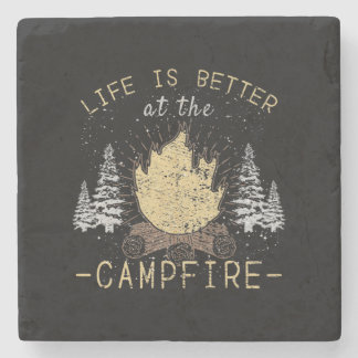 Campfire - Livet är bättre av Campfire Stenunderlägg