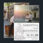 Campfire Love Spara Datumet<br><div class="desc">A fabulous keepsake for your guests! Photo on the back makes this a save the date they can frame!</div>