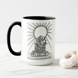 Campfire Mugg Art av Elizabeth Sampson