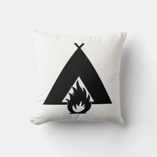 Campfire och Tält Kudde