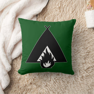 Campfire och Tält Kudde