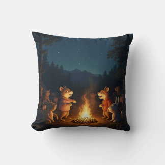 Campfire Party Animals Kudde