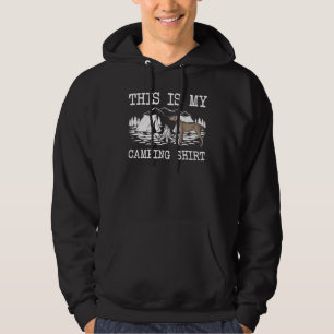 Campfire Pekare-Hund Det här är min kampanj Hoodie