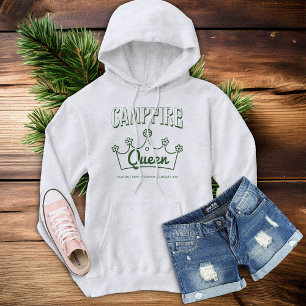 Campfire Queen Bride Camp Bachelorette Party Chic T Shirt