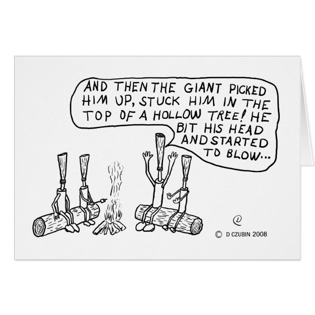 Campfire Reeds Hälsningskort (Framsidan Horizontal)