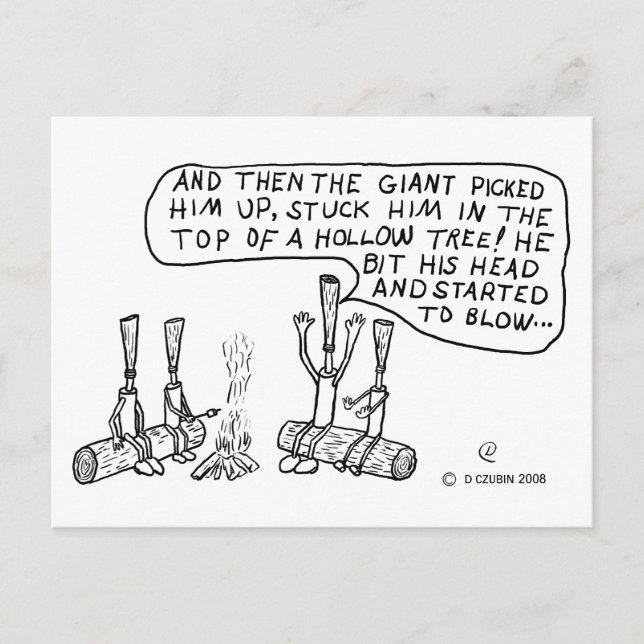 Campfire Reeds Vykort (Framsida)