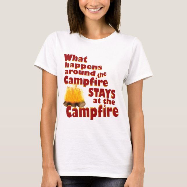 Campfire Roligt T-shirt (Framsida)