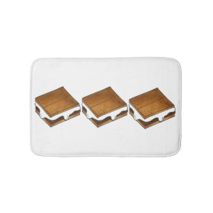 Campfire S mres Marshmallow Camp Fire Smores Badrumsmatta