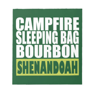 Campfire Sleeping Bag Bourbon Shenandoah Anteckningsblock