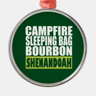 Campfire Sleeping Bag Bourbon Shenandoah Julgransprydnad Metall