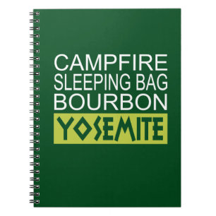 Campfire Sleeping Bag Bourbon Yosemite Anteckningsbok