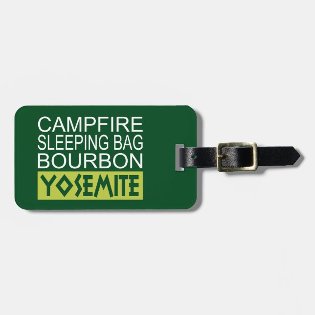 Campfire Sleeping Bag Bourbon Yosemite Bagagebricka (Horisontell Framsida)