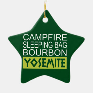 Campfire Sleeping Bag Bourbon Yosemite Julgransprydnad Keramik