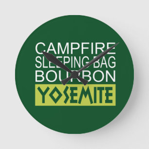 Campfire Sleeping Bag Bourbon Yosemite Rund Klocka