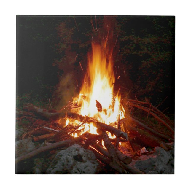 Campfire Tile Kakelplatta (Framsidan)