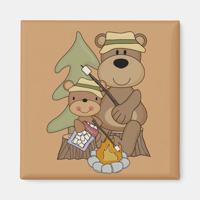 Campfire Tshirts och Gifts Magnet (Framsidan)