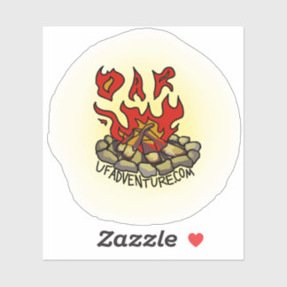 Campfire Vinyl Sticker Klistermärken