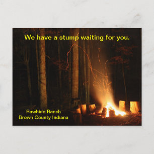 Campfire-vykort Vykort