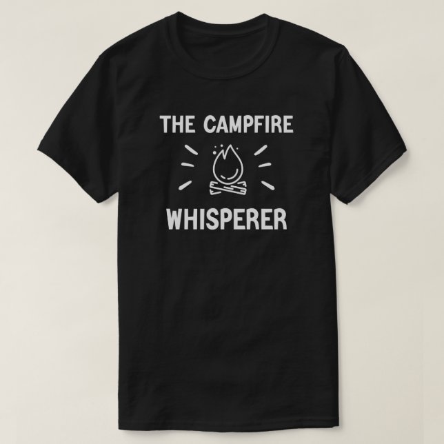 Campfire Whisperer - Camping Life T Shirt (Design framsida)