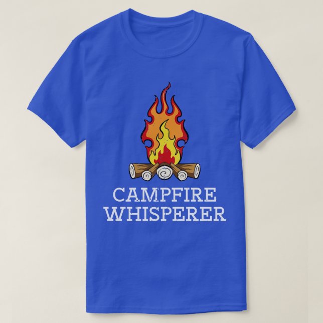 Campfire Whisperer T Shirt (Design framsida)