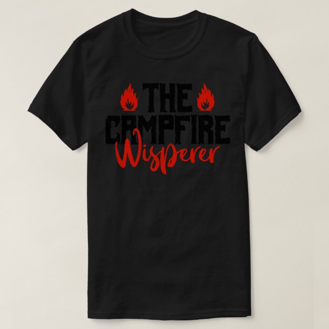 Campfire Whisperer T Shirt (Design framsida)