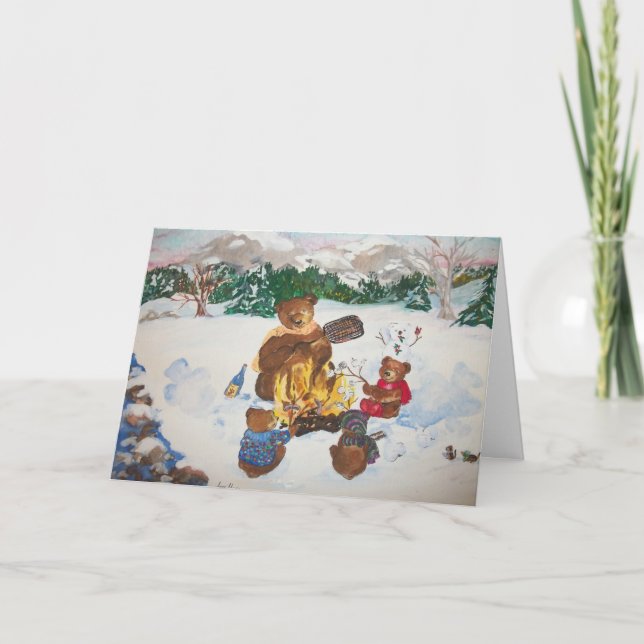 Campfirejulkort Helgkort (Framsida)