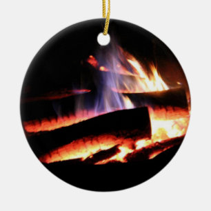 Campfireprydnad Julgransprydnad Keramik