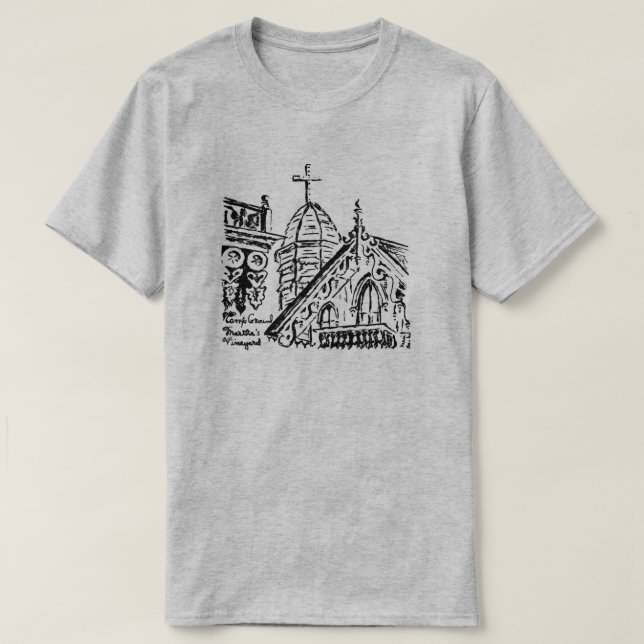 Campground Motif by Babbie - Martha's Vineyard T Shirt (Design framsida)