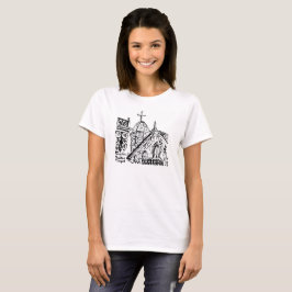 Campground Motif by Babbie - Martha's Vineyard T Shirt