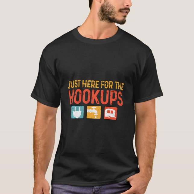 Camping Älskare Camper T Shirt (Framsida)