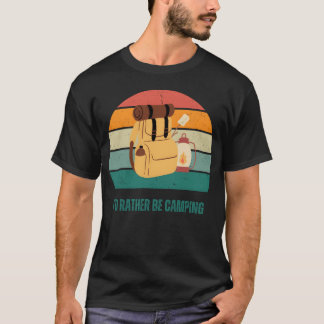 Camping Älskare Camping Liv rolig T Shirt