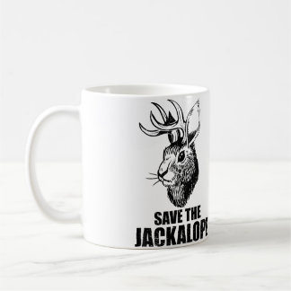 Camping Älskare Jackalope Kaffemugg