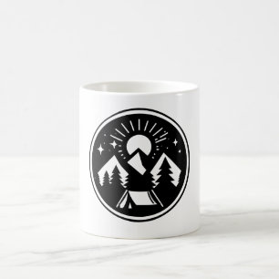Camping älskare kaffemugg